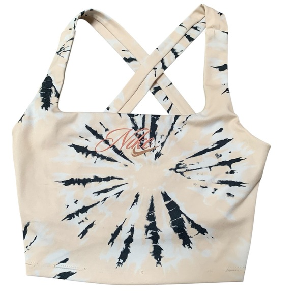 Nike Beige Dri-FIT Sports Bra - Picture 1 of 4